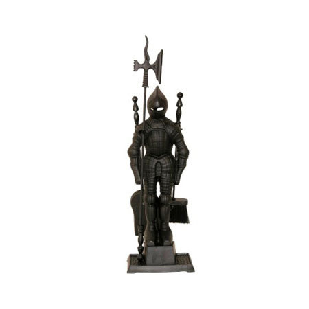 Каминный набор D50011ВК (К3050В) (рыцарь, черный)